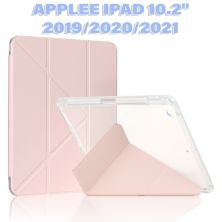 Чехол для планшета BeCover Ultra Slim Origami Transparent Apple Pencil Apple iPad 10.2 2019/2020/2021 Pink (711100)