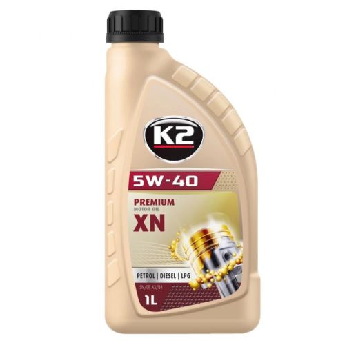 Моторна олива K2 Synthetic Premium SN/CF XN 5W-40 1 л (O1131E)