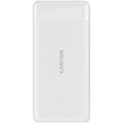 Батарея універсальна Canyon PB-109 10000 mAh PD/18W QC/3.0/20W White (CNE-CPB1009W)