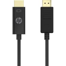 Кабель мультимедийный DisplayPort to HDMI 1.0m 4K 60hz Active (40902160) HP (DHC-DP04-01M)