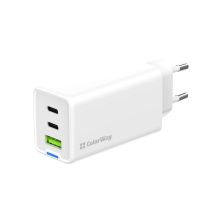 Зарядное устройство ColorWay GaN Mini 65W PD Port PPS USB (USB-2C1A) white (CW-CHS058PD-WT) Зарядное устройство ColorWay GaN Mini 65W PD Port PPS USB (USB-2C1A) white (CW-CHS058PD-WT)