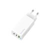 Зарядний пристрій ColorWay GaN Mini 65W PD Port PPS USB (USB-2C1A) white (CW-CHS058PD-WT) - Зображення 3