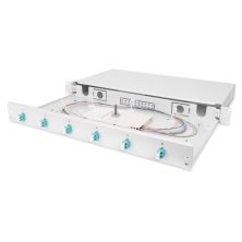Патч-панель 1U 19, 6xLC duplex, incl, Splice Cass, OM3 Color Pigtails, Adapter Digitus (DN-96330/3)