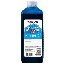 Чернила Barva HP 711/712 1L C, water-soluble (H711-862)