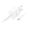 Зарядний пристрій HOCO C76A Pro Majestic USB-C PD30W + cable USB-C to USB-C White (6942007616324) - Зображення 2