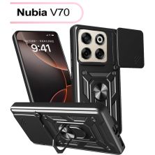 Чохол до мобільного телефона BeCover Military Nubia V70 Black (713534)
