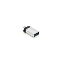 Переходник USB 3.0 AF to Micro 5P M OTG silver VEGGIEG (TC-113)