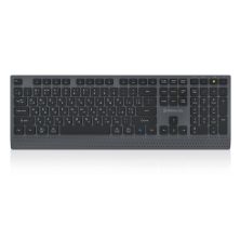 Клавиатура REAL-EL RK-715W Wireless/Bluetooth Black/Gray (EL123100051)