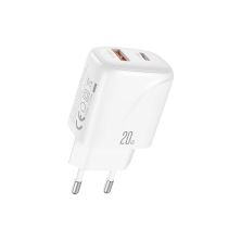 Зарядное устройство XO 1xUSB-C PD20W + 1xUSB QC3.0 White (L158.white) Зарядное устройство XO 1xUSB-C PD20W + 1xUSB QC3.0 White (L158.white)