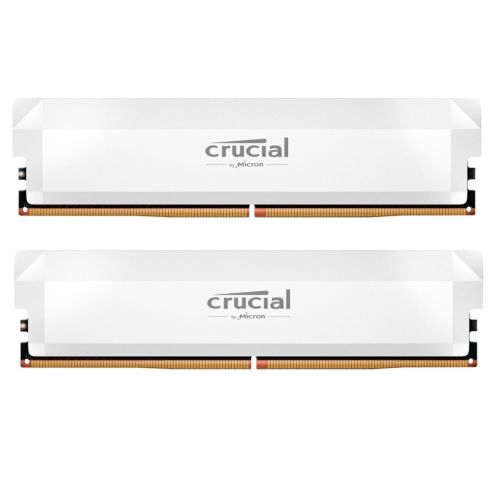 Модуль пам'яті для комп'ютера DDR5 64GB (2x32GB) 6400 MHz Pro Overclocking White Micron (CP2K32G64C40U5W)