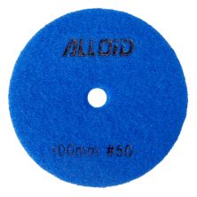 Круг зачистний Alloid Pro, алмазний, шліфувальний, на липучці, HEXAGON, 100мм, зерно 50 (DD-63385)