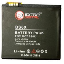 Акумуляторна батарея для телефону Extradigital Motorola BS6X (1650 mAh) (DV00DV6134)