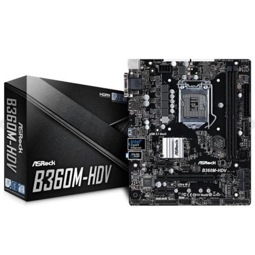 Материнська плата ASRock B360M-HDV
