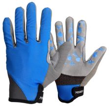 Велоперчатки PowerPlay 6566 Blue L (6566_L_Blue/Grey)