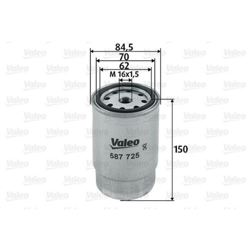 Фильтр топливный Valeo 587725