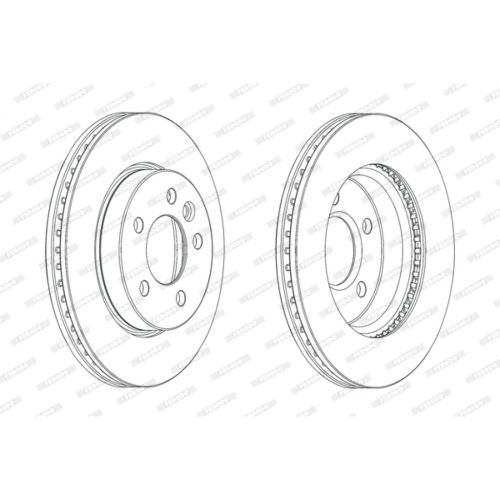 Гальмівний диск FERODO DDF2017C