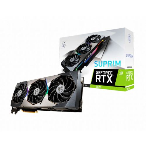 Відеокарта MSI GeForce RTX3070 8Gb SUPRIM LHR (RTX 3070 SUPRIM 8G LHR)