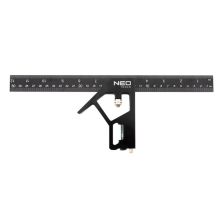 Угольник Neo Tools алюміній, 30 см, рукоятка з високою точністю нахилу (72-127)