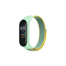 Ремешок для фитнес браслета BeCover Nylon Style для Xiaomi Mi Smart Band 7 Green-Yellow (707660)