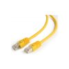 Патч-корд 0.25м FTP cat 6 CCA yellow Cablexpert (PP6-0.25M/Y) - Зображення 1