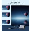 Переходник USB-C to HDMI 8K 60 Hz Choetech (HUB-H16-GY) - Изображение 3