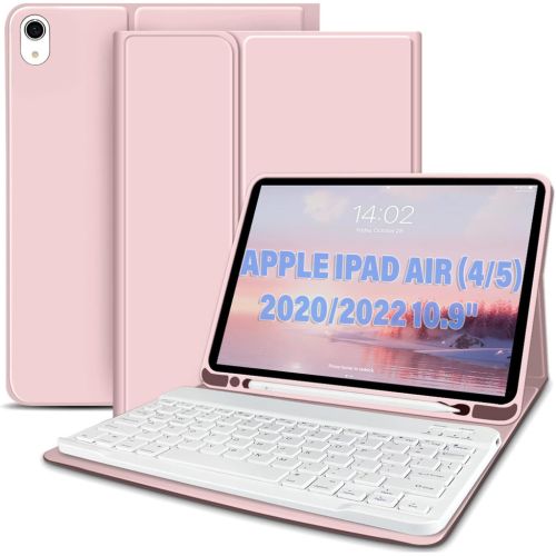 Чохол до планшета BeCover Keyboard Apple iPad Air (4/5) 2020/2022 10.9 Pink (711147)