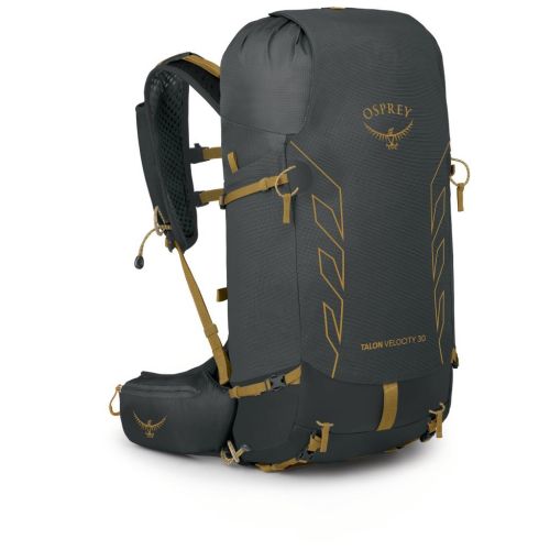 Рюкзак туристичний Osprey Talon Velocity 30 dark charcoal/tumbleweed yellow - L/XL - чорний (009.3542)