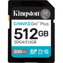 Карта пам'яті Kingston 512GB SDXC сlass 10 UHS-I U3 V30 Canvas Go Plus G4 (SDG4/512GB) Карта пам'яті Kingston 512GB SDXC сlass 10 UHS-I U3 V30 Canvas Go Plus G4 (SDG4/512GB)