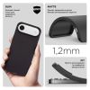 Чохол до мобільного телефона Armorstandart Matte Slim Fit Apple iPhone 17 Air Black (ARM86743) - Зображення 2