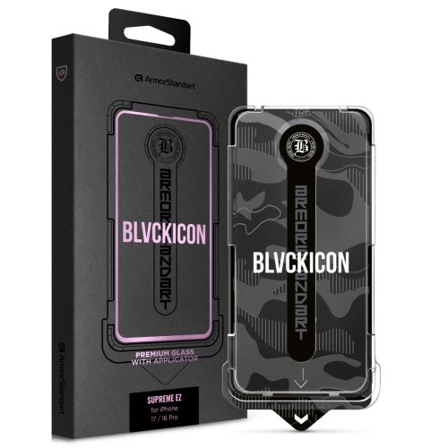 Скло захисне Armorstandart Icon Supreme EZ Apple iPhone 17 / 16 Pro Black (ARM86410) Скло захисне Armorstandart Icon Supreme EZ Apple iPhone 17 / 16 Pro Black (ARM86410)