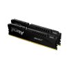 Модуль пам'яті для комп'ютера DDR5 64GB (2x32GB) 5600 MHz Fury Beast Black Kingston Fury (ex.HyperX) (KF556C36BBE2K2-64) - Зображення 1