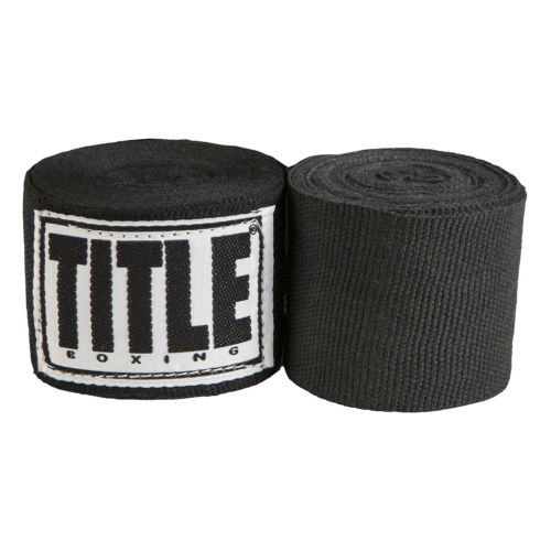 Бинт для спорта Title Boxing Select 180 Semi Elastic Mexican 4.5м Black (SMHW XL BK)