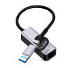 Адаптер USB-C + USB A to RJ45 Ethernet 1000Mbps ColorWay (CW-AD-CRG) - Зображення 1