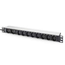 Силовий блок 19 1U w/PDU 8xC13, 2xC19, 16A, 250V, вилка C20 Digitus (DN-95427)