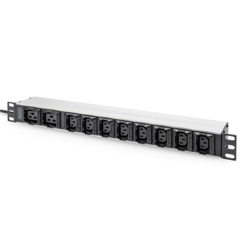 Силовий блок 19 1U w/PDU 8xC13, 2xC19, 16A, 250V, вилка C20 Digitus (DN-95427)
