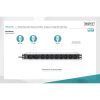 Силовий блок 19 1U w/PDU 8xC13, 2xC19, 16A, 250V, вилка C20 Digitus (DN-95427) - Зображення 2