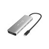 Концентратор J5create USB-C 7-in-1 USB 3.2 + USB-C PD + HDMI 4K + DisplayPort + SD/TF gray (JCD401-N) - Изображение 1