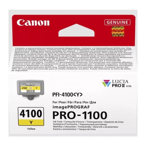 Картридж Canon PFI-4100 Yellow (6780C001)