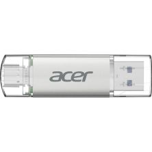 USB флеш накопичувач Acer 32GB UP300 Silver USB 3.2/Type-C (BL.9BWWA.588)